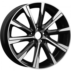 GMP WHEELS KIRA ZWART GEPOLIJST 8002000012382